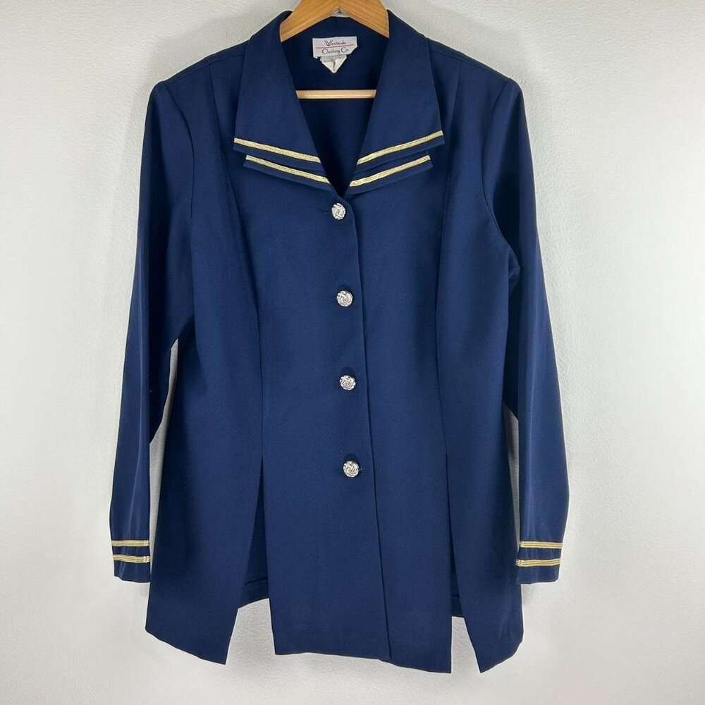 Vtg Westside Clothing Co. Airline Stewardess Inspired Blazer Women's Size 16